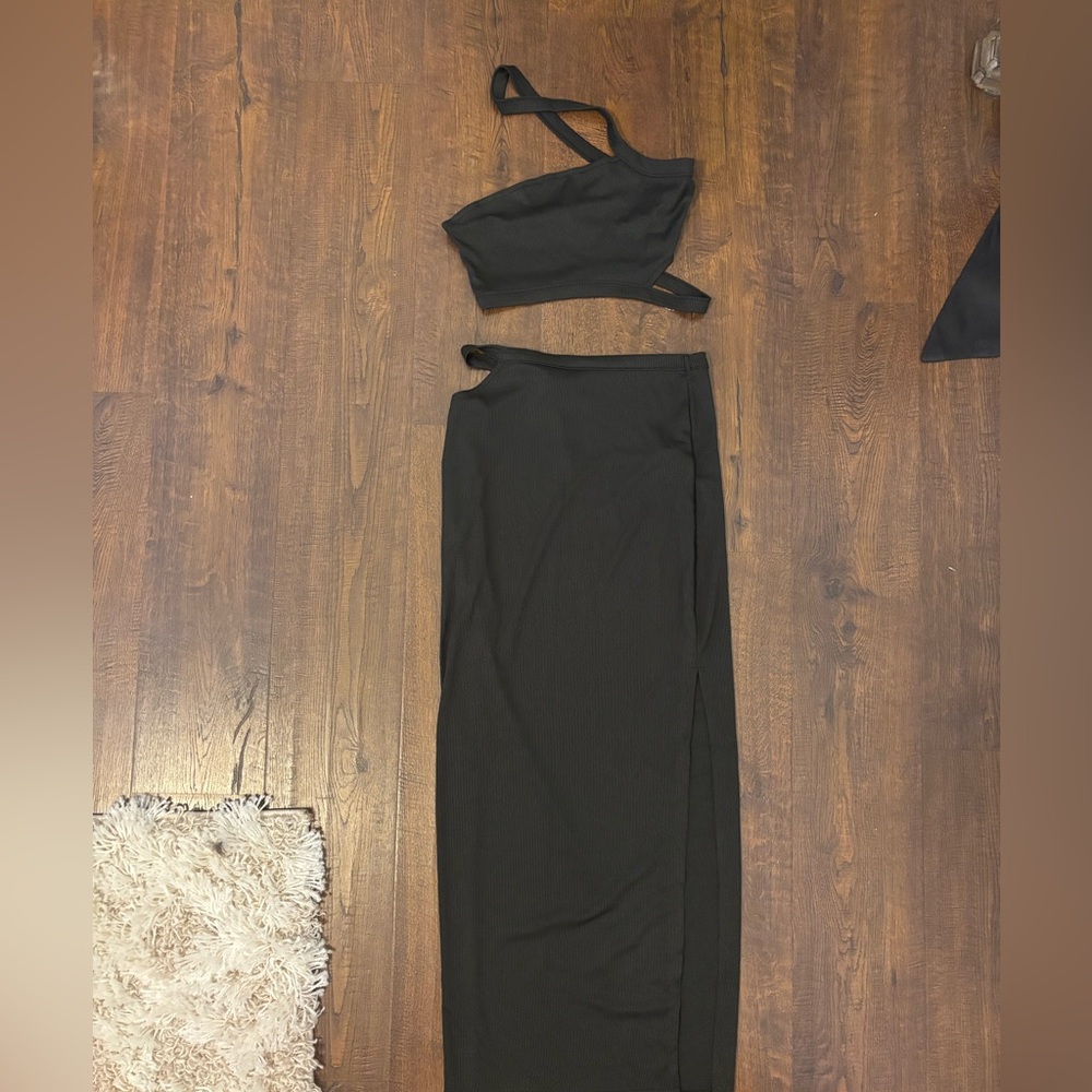 SHEIN Black Two-Piece Set